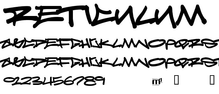 Reticulum 3 font